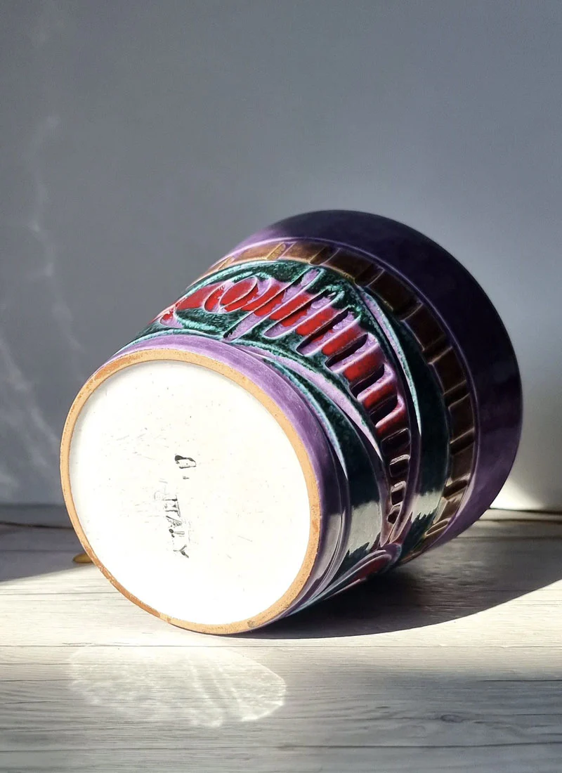 Italian Mid Century Modern 'Alla Moda' Palette Plant Pot, 1960s - Image 3