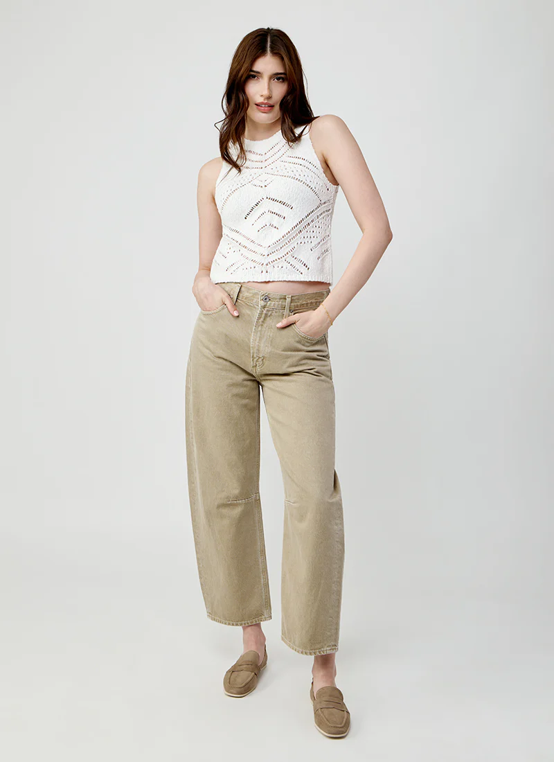 Chunky Pointelle Knit Tank - Image 4