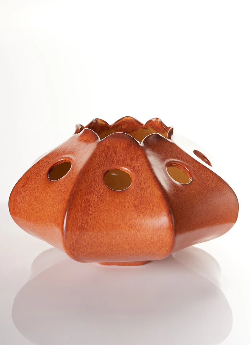 Bertoncello Ceramiche Abstract Sculptural Sea Urchin Vase, 1960s-70s - Image 4