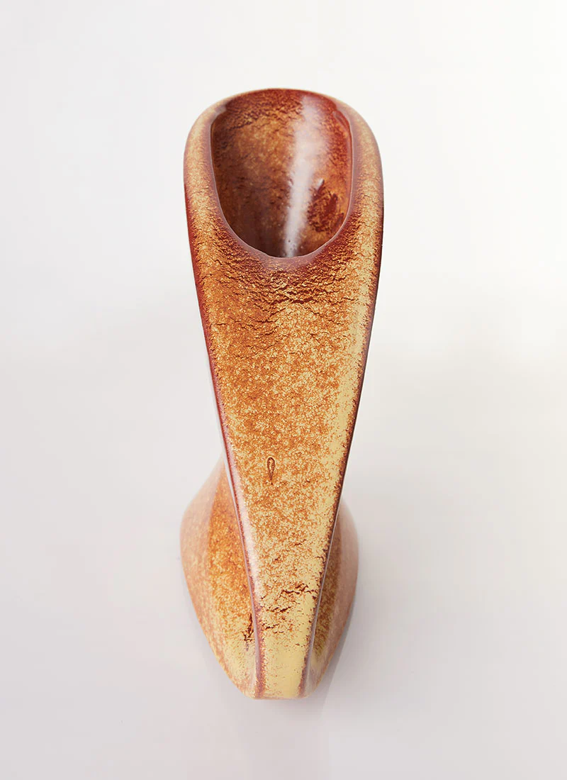 Bertoncello Ceramiche Mid-Mod Sculptural Abstract Jug Vase, 1960s-70s - Image 3