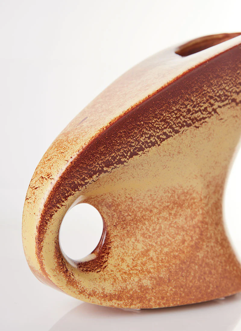 Bertoncello Ceramiche Mid-Mod Sculptural Abstract Jug Vase, 1960s-70s - Image 4
