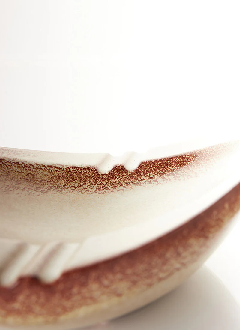 Bertoncello Sculptural Mid-Mod Soft Twist Dish, 1960s-70s - Image 3