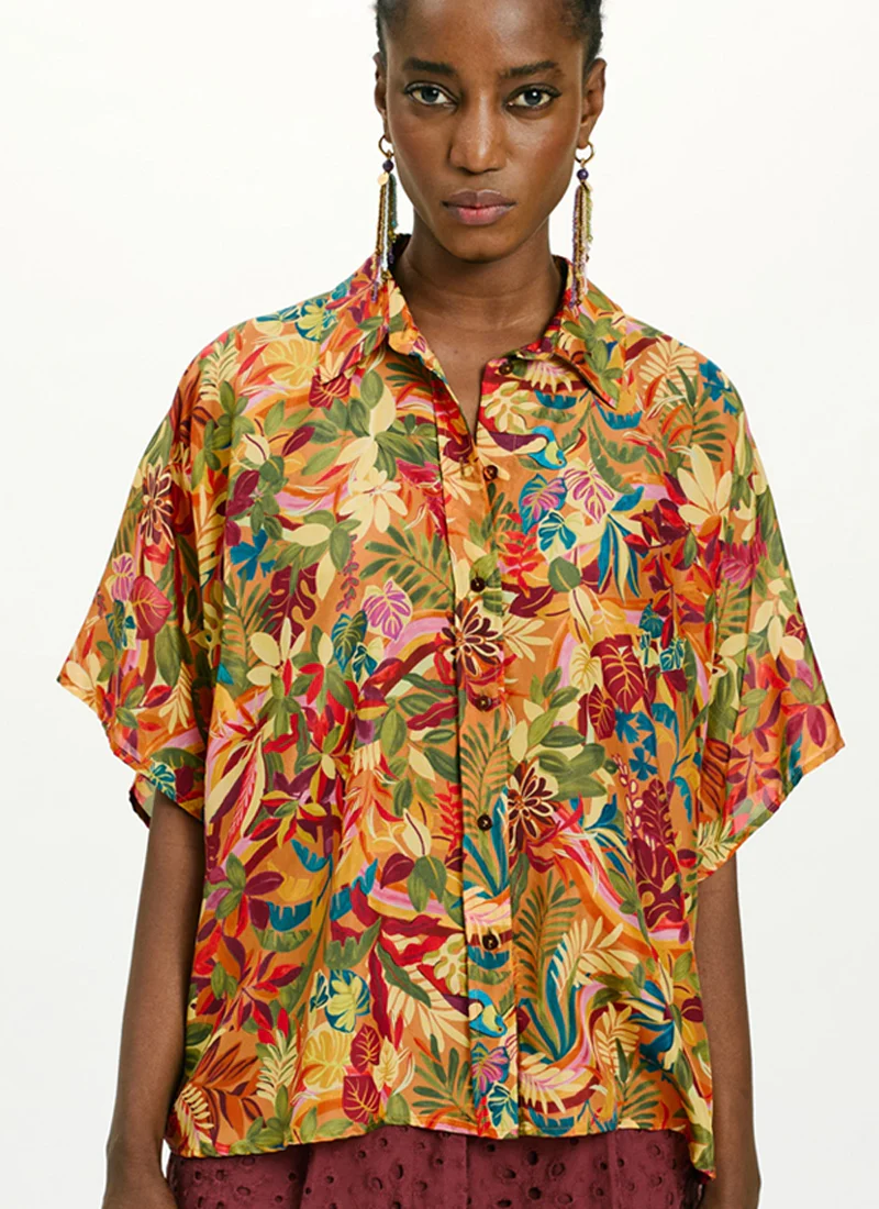 Brooklyn Printed Short Sleeve Shirt - Image 4