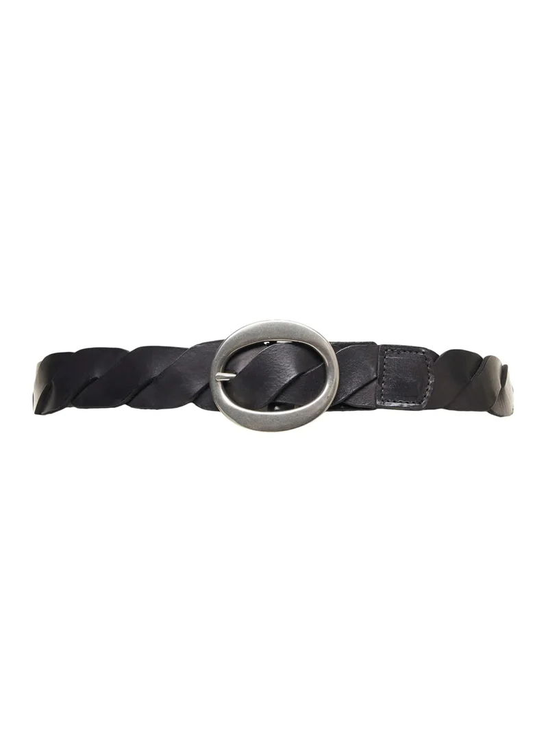 Cate Braided Oval Buckle Belt