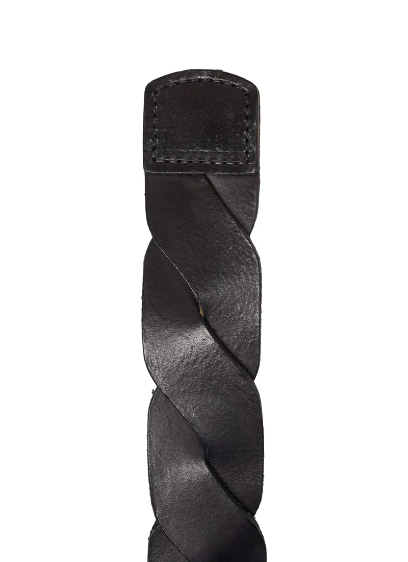 Cate Braided Oval Buckle Belt - Image 3