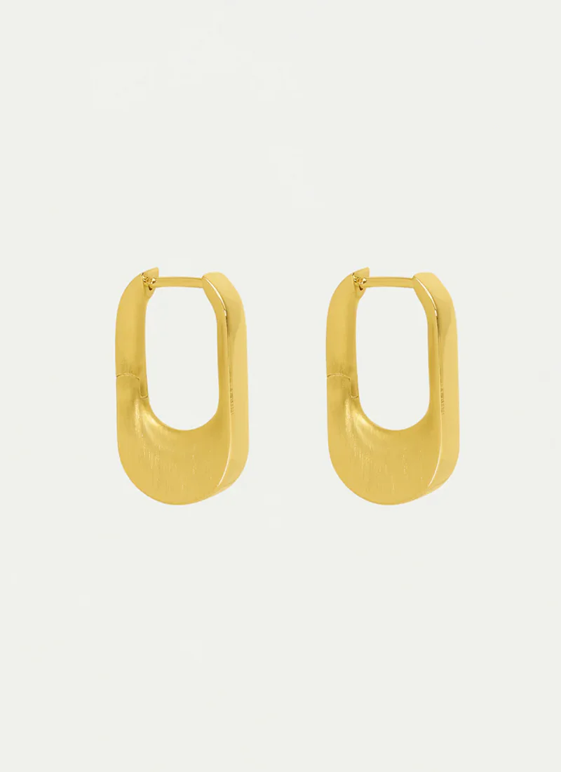 Crosby Hinged Huggie Hoops - Image 3