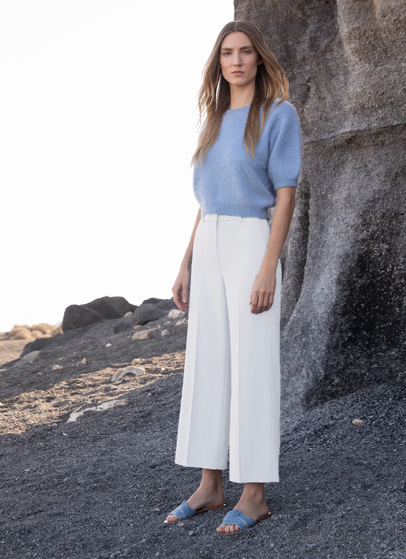 Domenica Linen Cropped Pant - Image 3