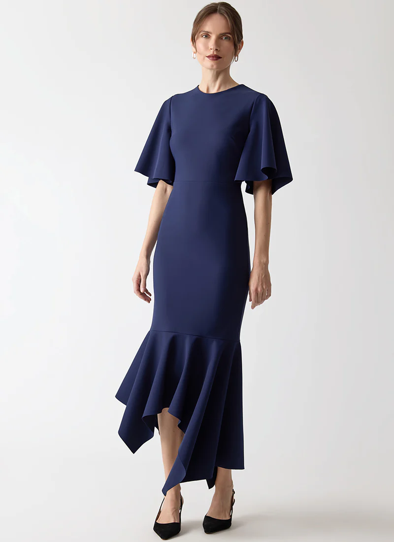 Funkia Midi Short Sleeve Dress - Image 4