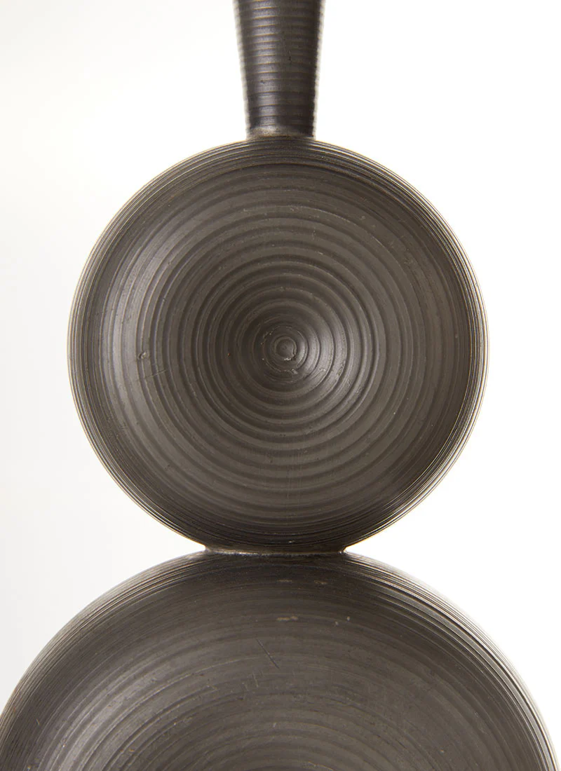 Gunnar Havstad Modernist Pewter Sculptural Vase, 1950s - Image 3
