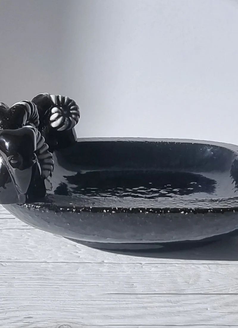 Hjordis Oldfors 1954-55 "Bockarna Bruse" Series Chamotte Dish - Image 3