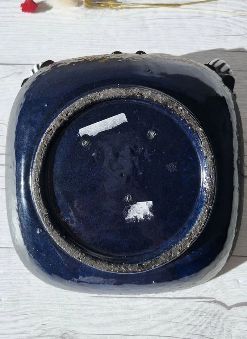Hjordis Oldfors 1954-55 "Bockarna Bruse" Series Chamotte Dish - Image 4