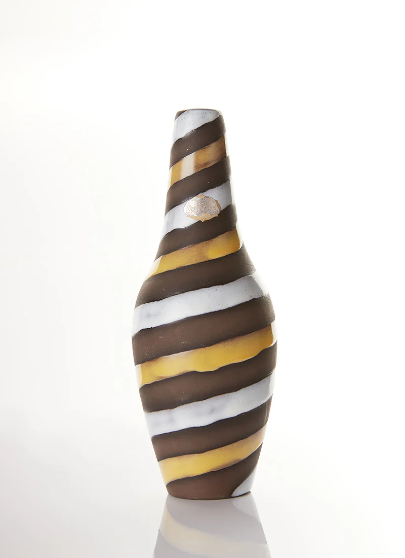 Ingrid Atterberg Pair of 1949 'Spiral' Series Sculptural Earthenware Vases - Image 3
