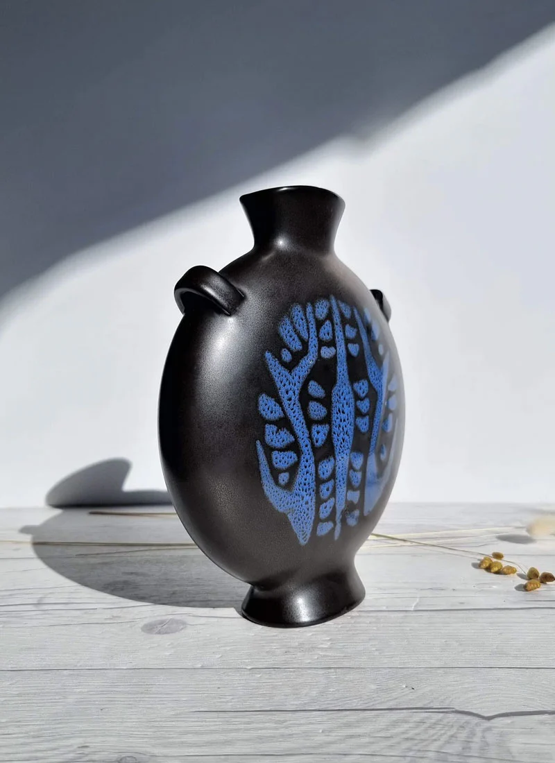 Lillemor Mannerheim Singoalla Series Sculptural Moon Flask Vase, 1950s - Image 2