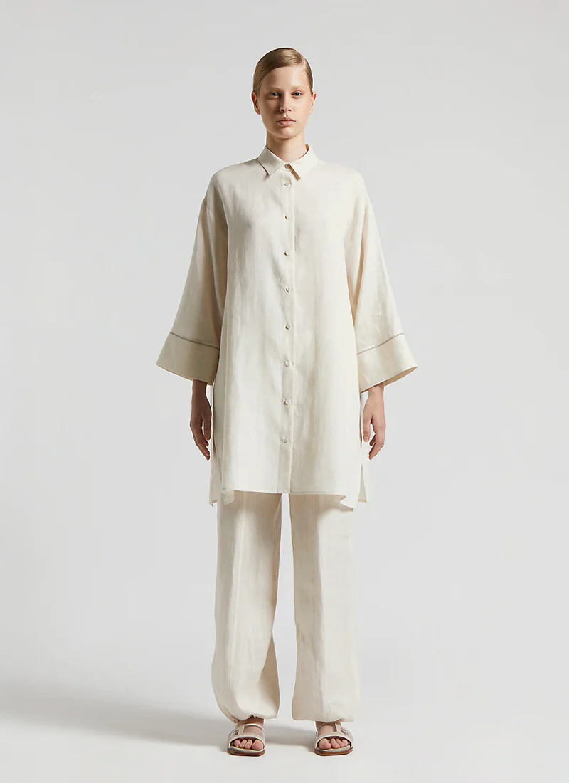 Linen Draw String Pant - Image 5