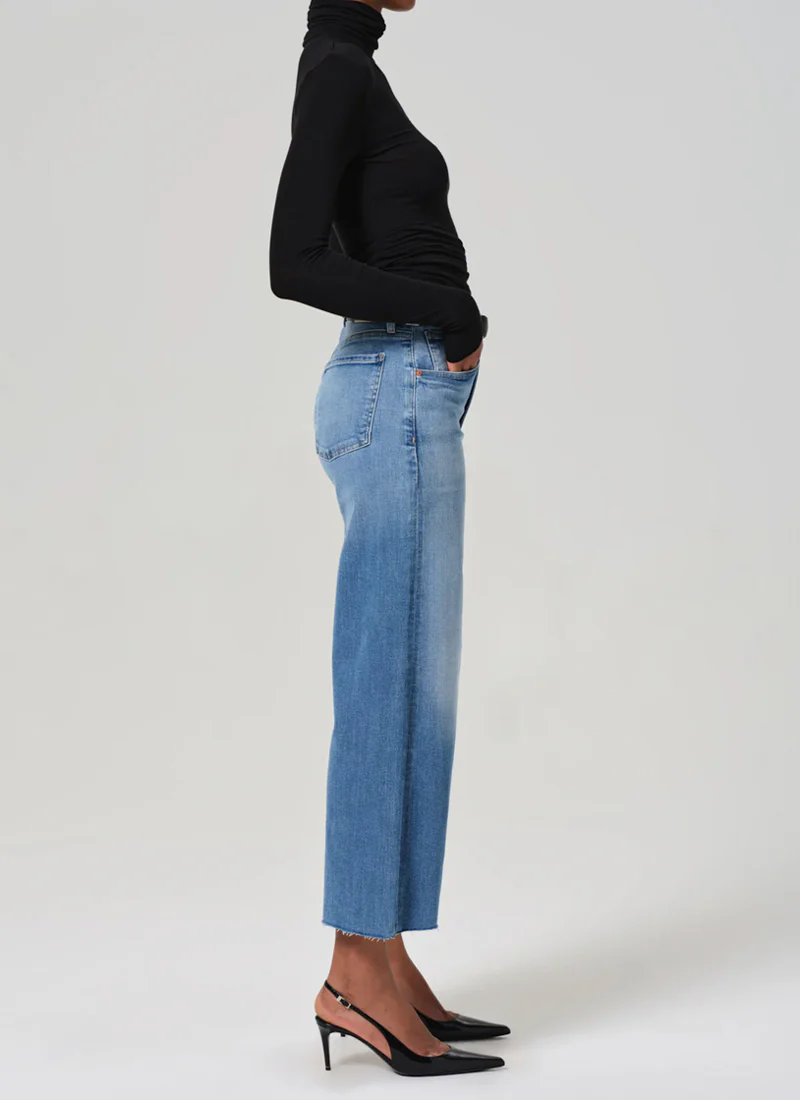 Lyra Wide Leg Crop Jeans - Image 3