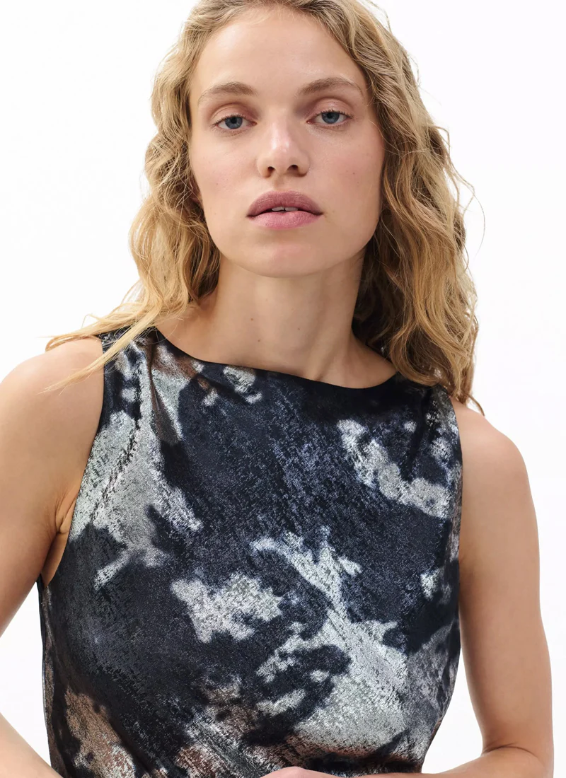 Margaret Metallic Dress - Image 3