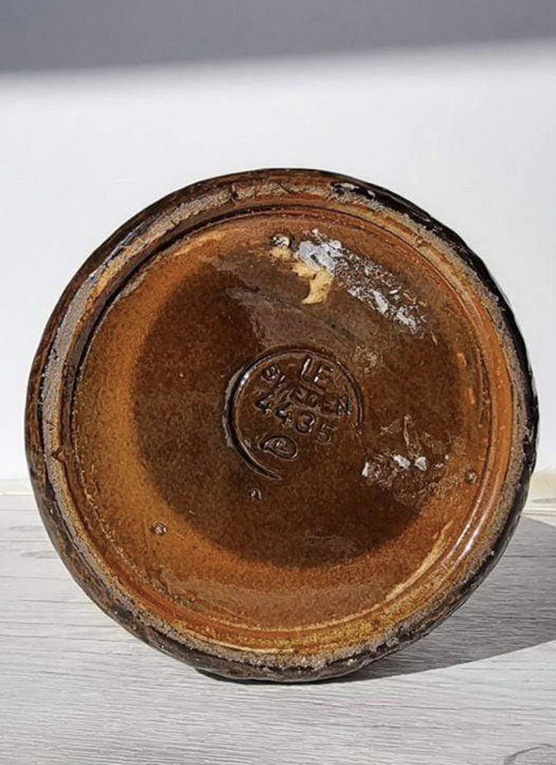 Mari Simmulson 1960 Eritrea Series Burnt Sugar and Caramel Palette Modernist Vase - Image 3
