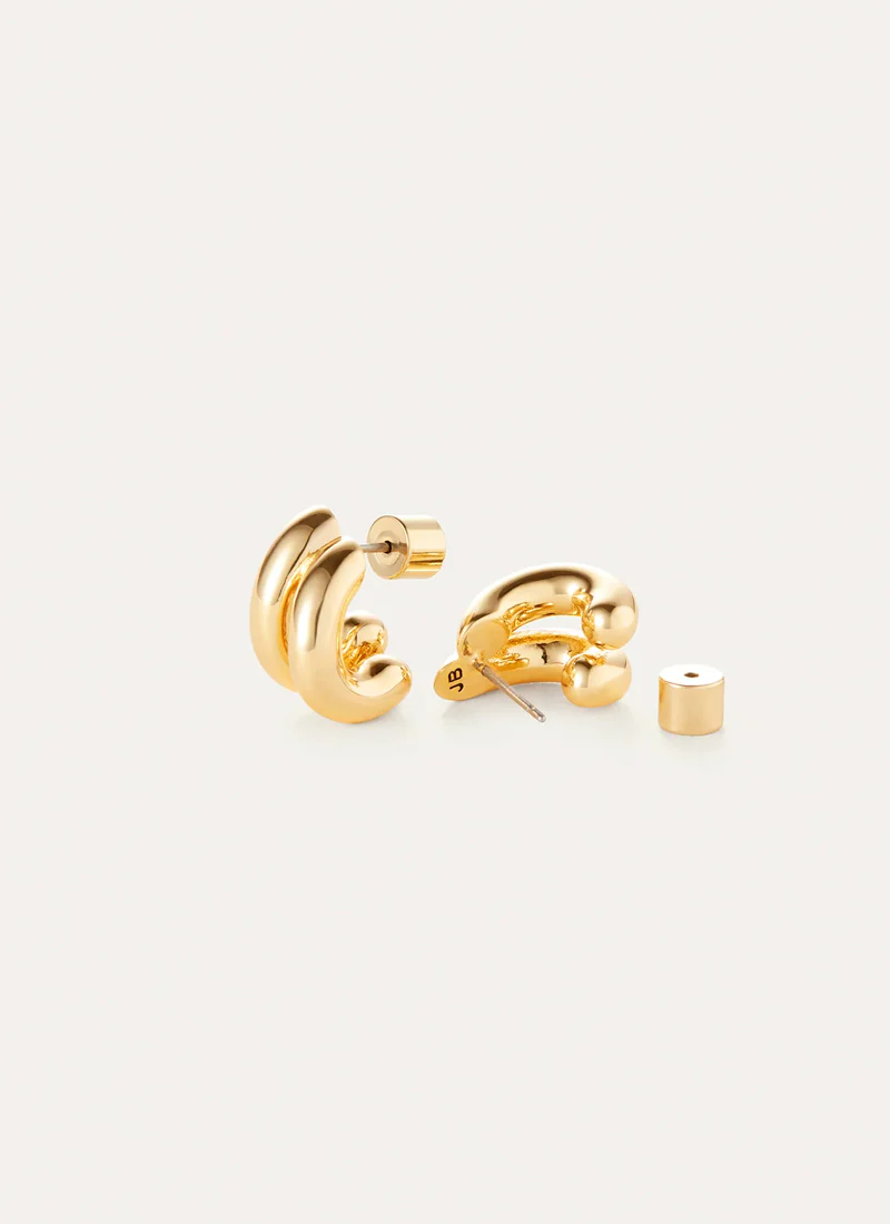 Mini Florence Gold Earrings - Image 2