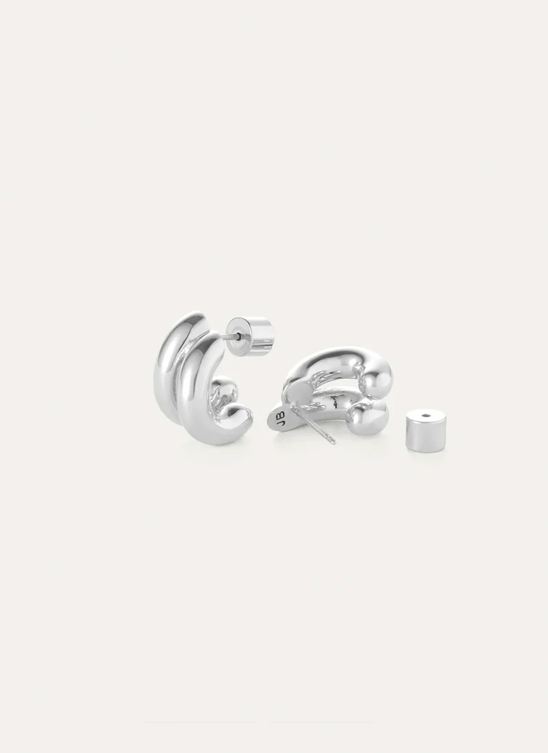 Mini Florence Silver Earrings - Image 3