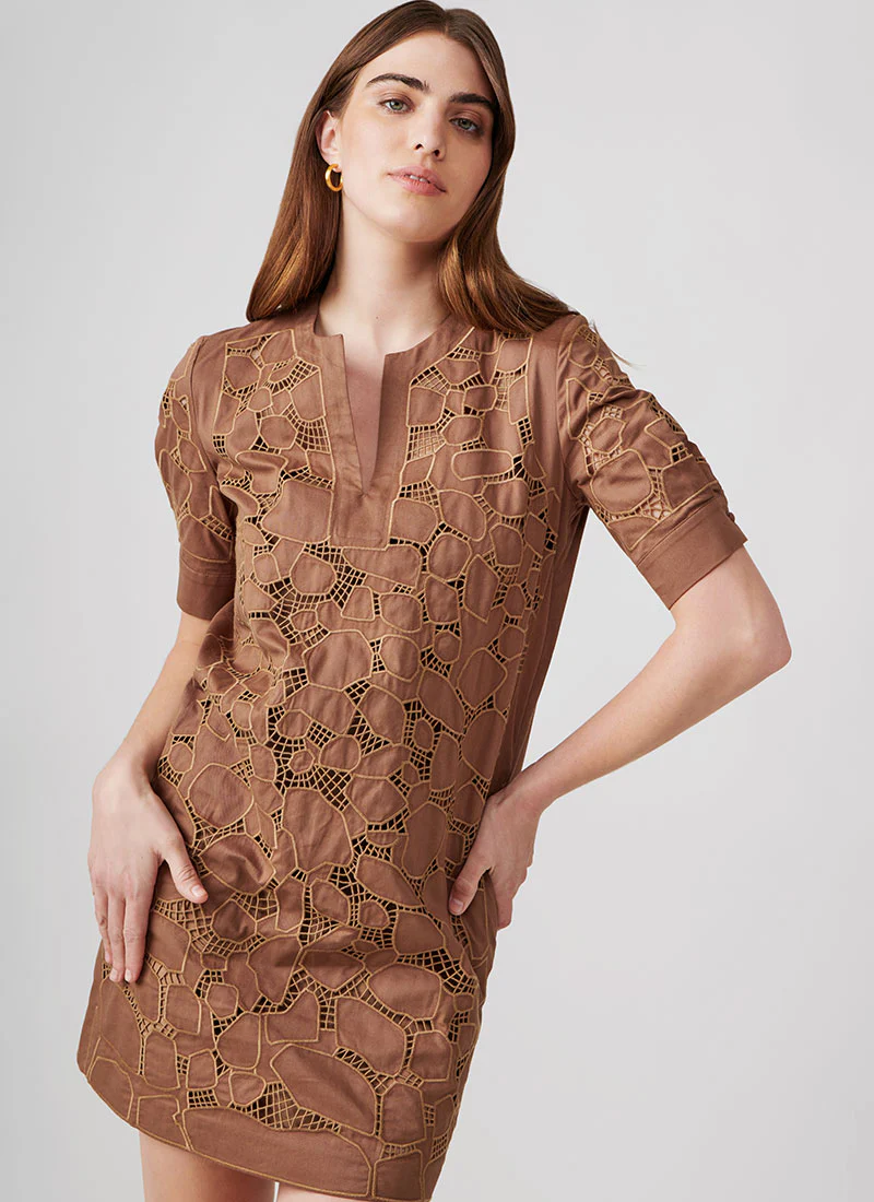 Mirca Broderie Dress - Image 3