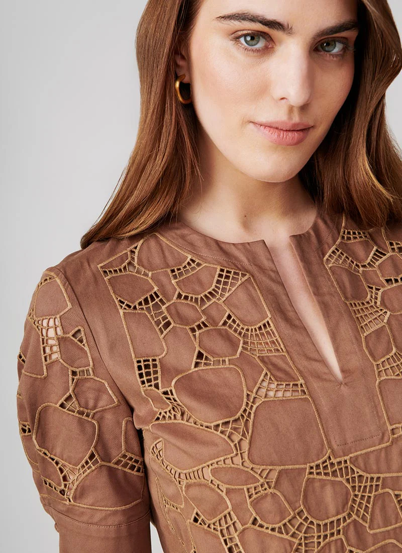 Mirca Broderie Dress - Image 4