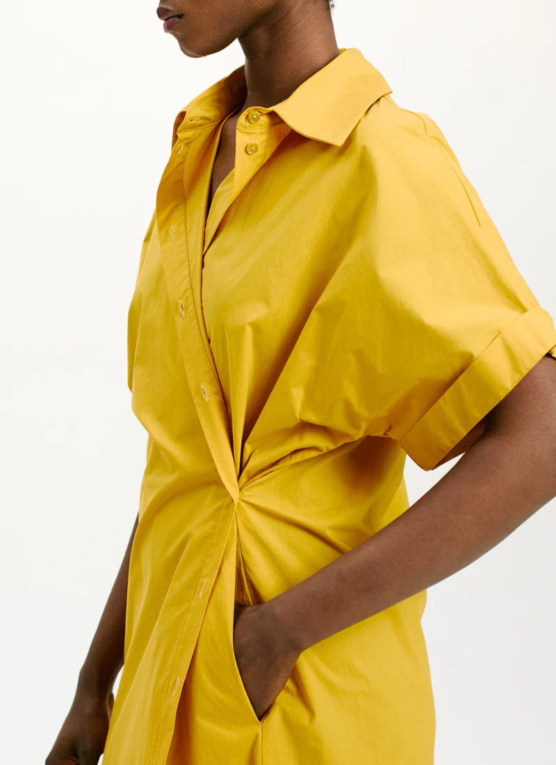 Para Assym Short Sleeve Dress - Image 4