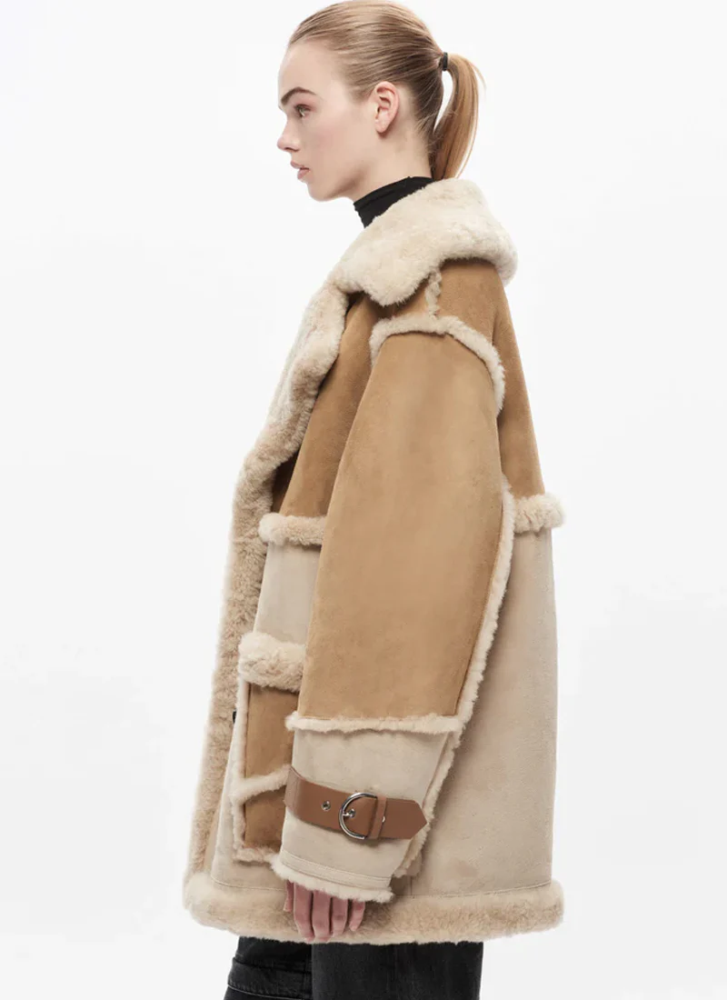 Reva Shearling Coat - Image 3