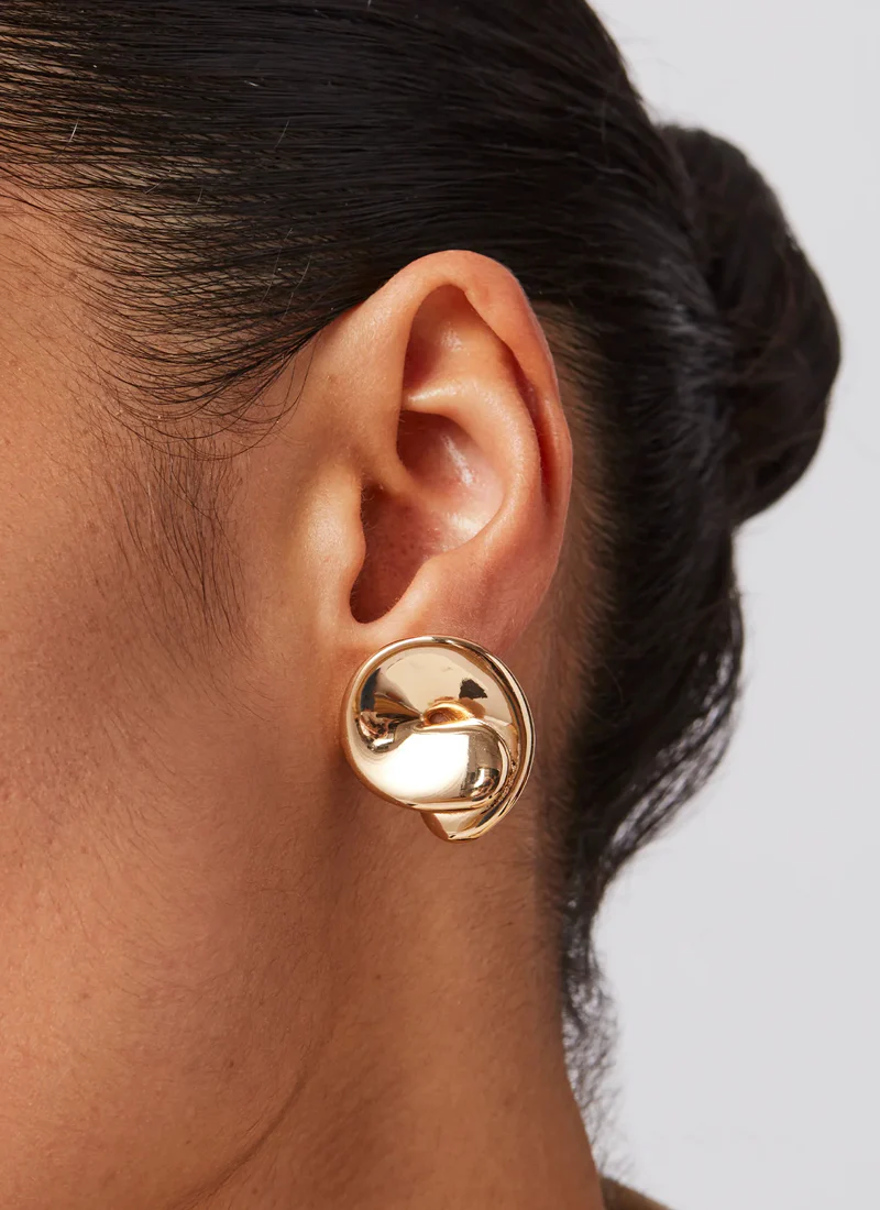 Rio Button Earrings