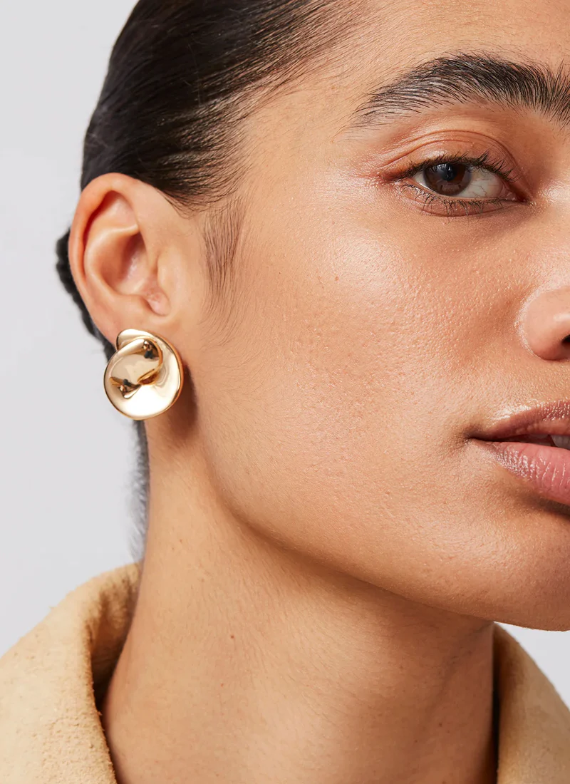 Rio Button Earrings - Image 2
