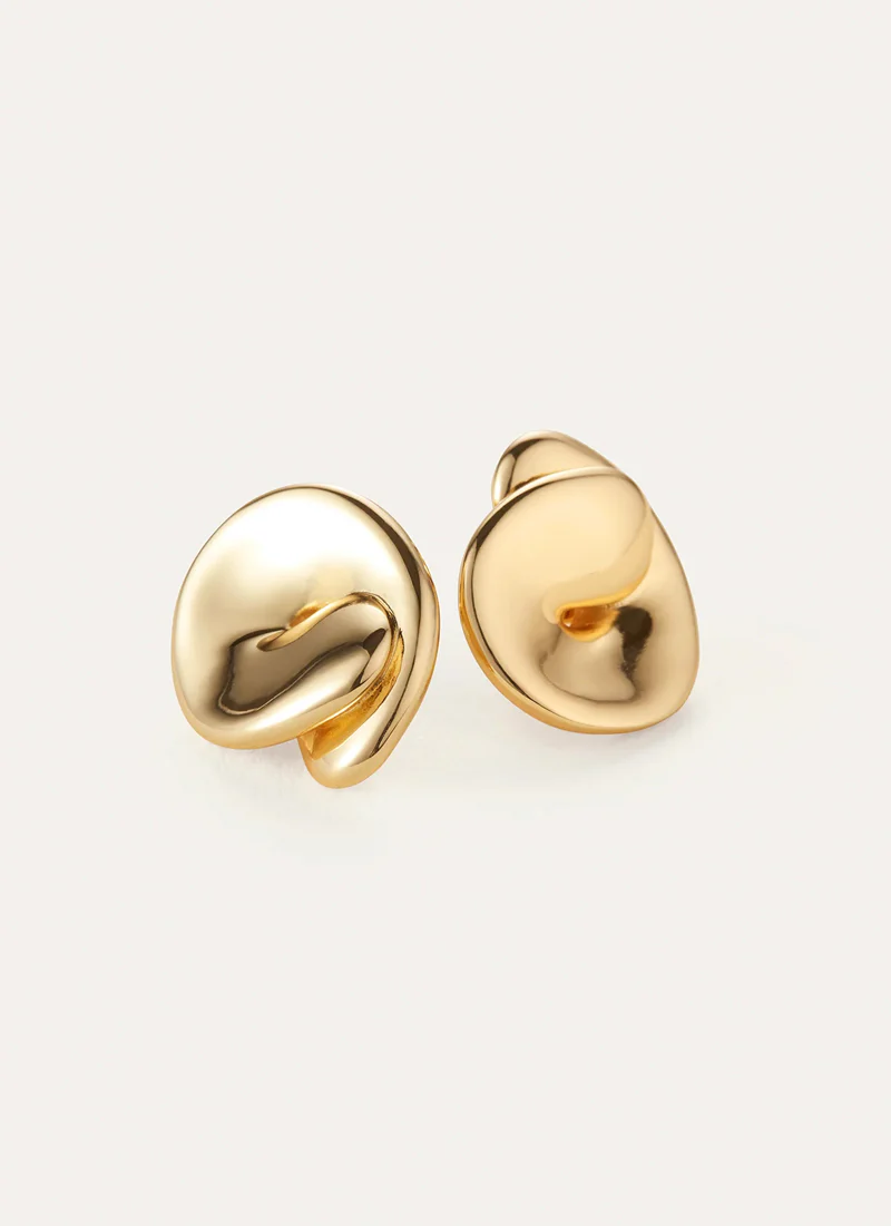 Rio Button Earrings - Image 3