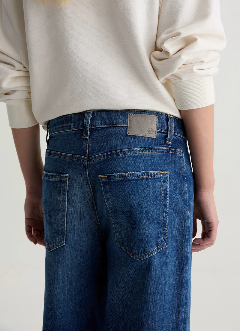 Saige Wide Leg Crop Jeans - Image 5