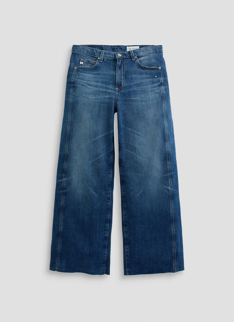 Saige Wide Leg Crop Jeans - Image 8