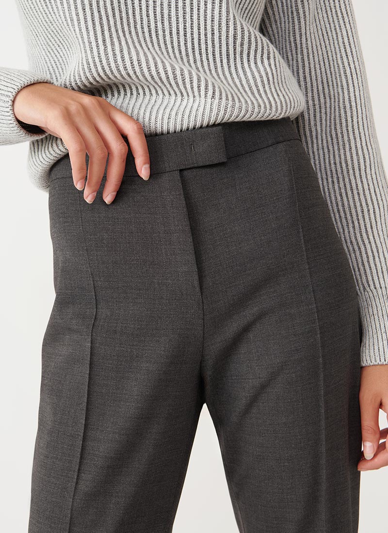 Straight-Leg Wool Trouser - Image 3
