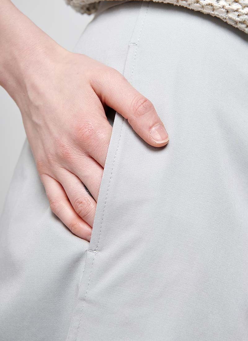 Wide-Leg Cotton Gabardine Pant - Image 3