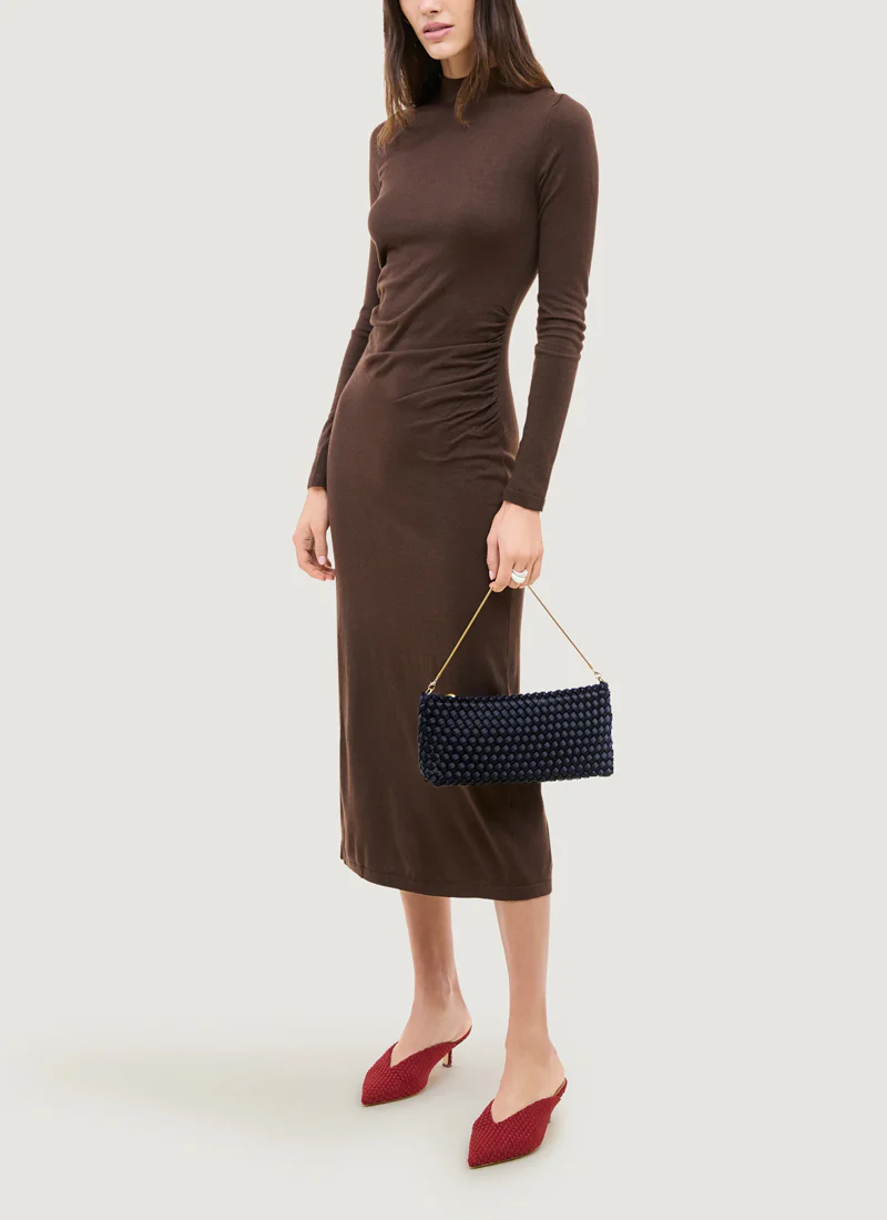 Satin Gala Medium Clutch - Image 4