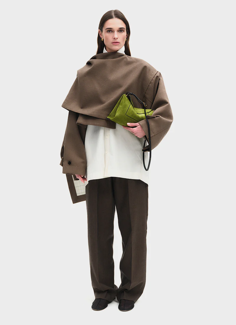 Penelope Slouch Suede Bag - Image 2