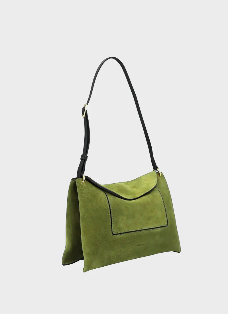 Penelope Slouch Suede Bag - Image 4