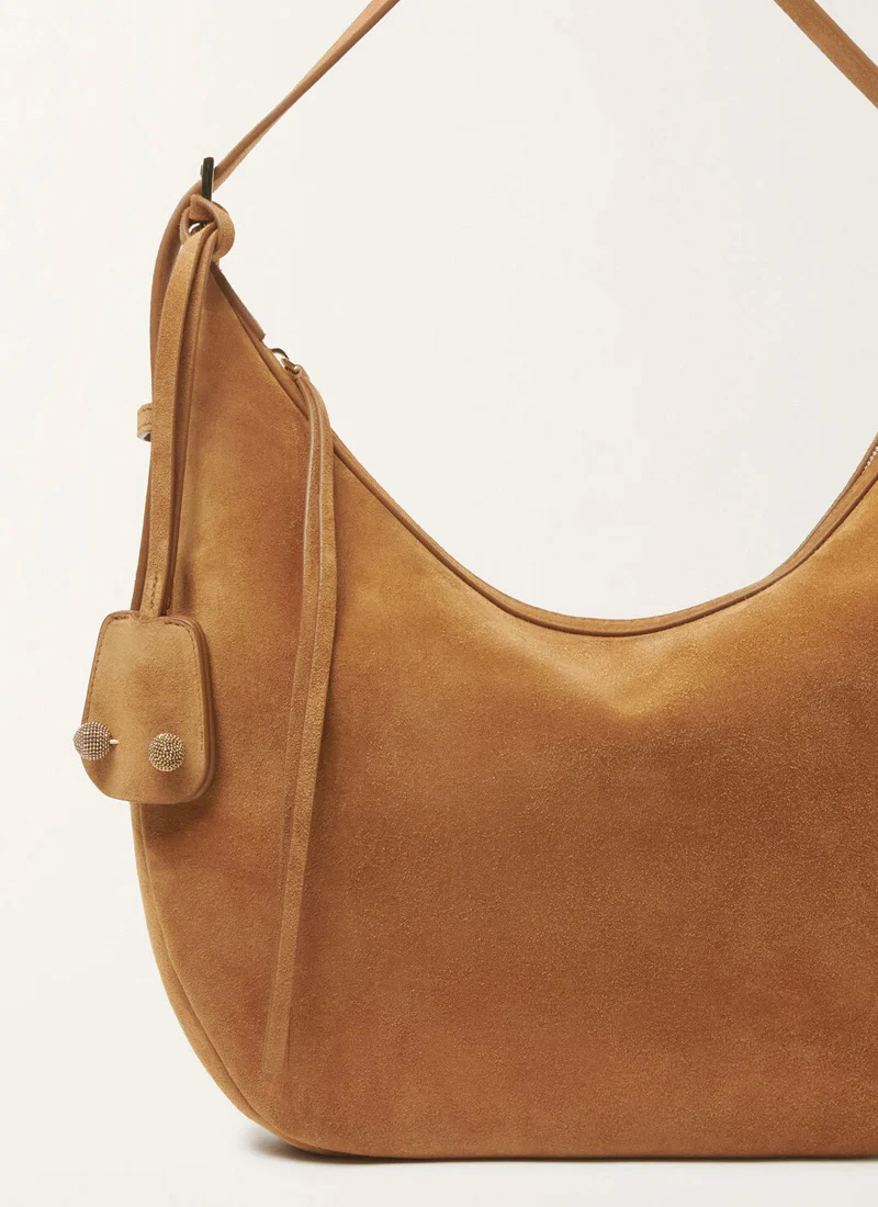 Suede Hobo Bag - Image 2