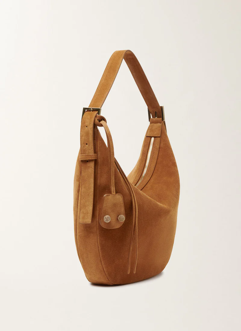 Suede Hobo Bag - Image 4