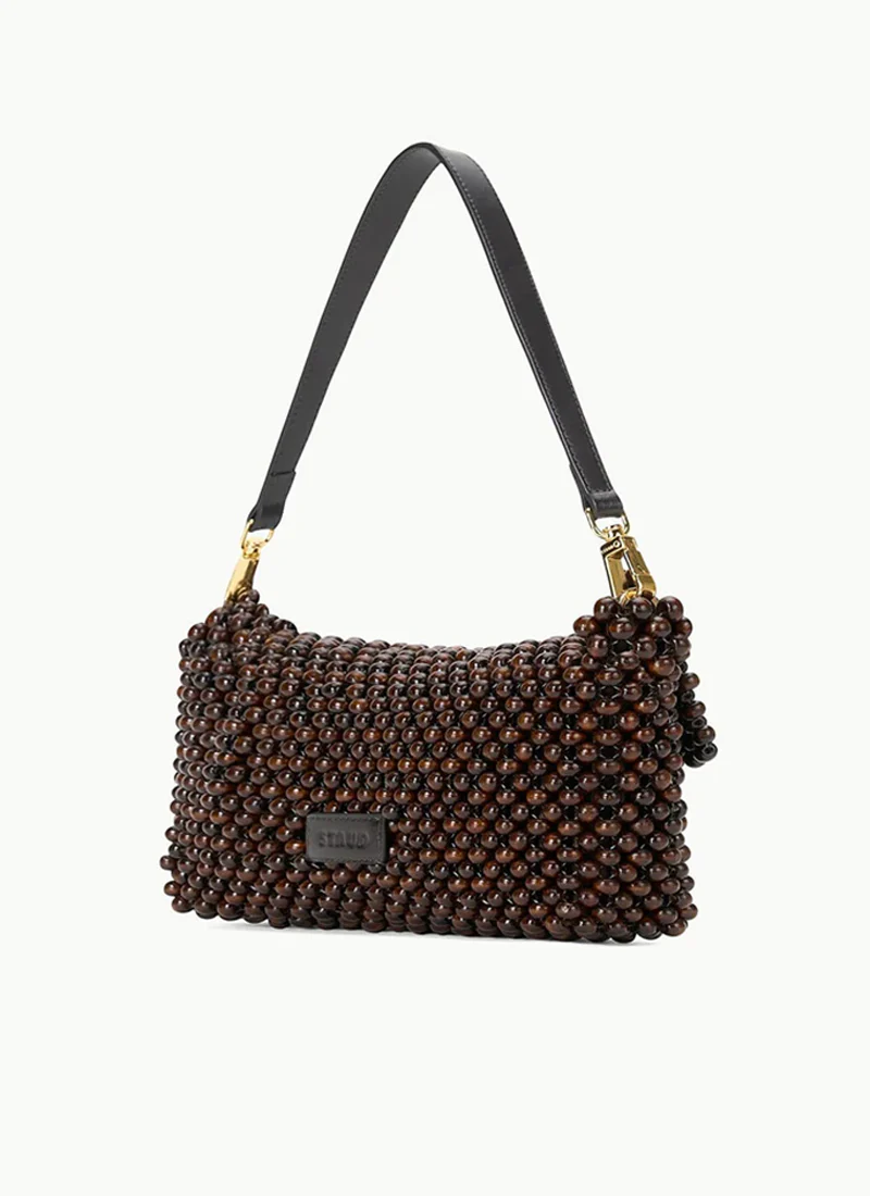 Timmy Beaded Leather Convertible Shoulder Bag - Image 4