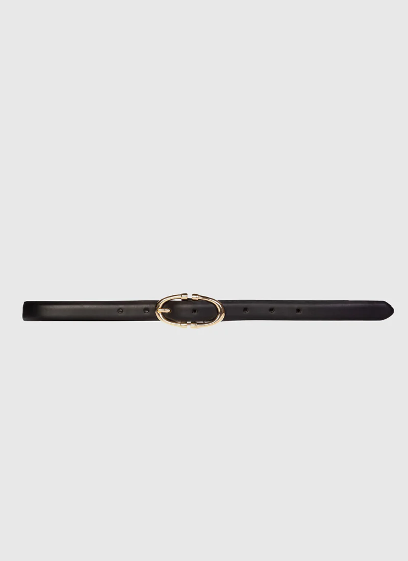 Halo Smooth Black Belt