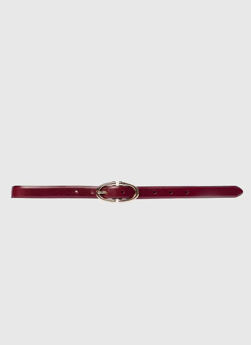 Halo Smooth Bordeaux Belt