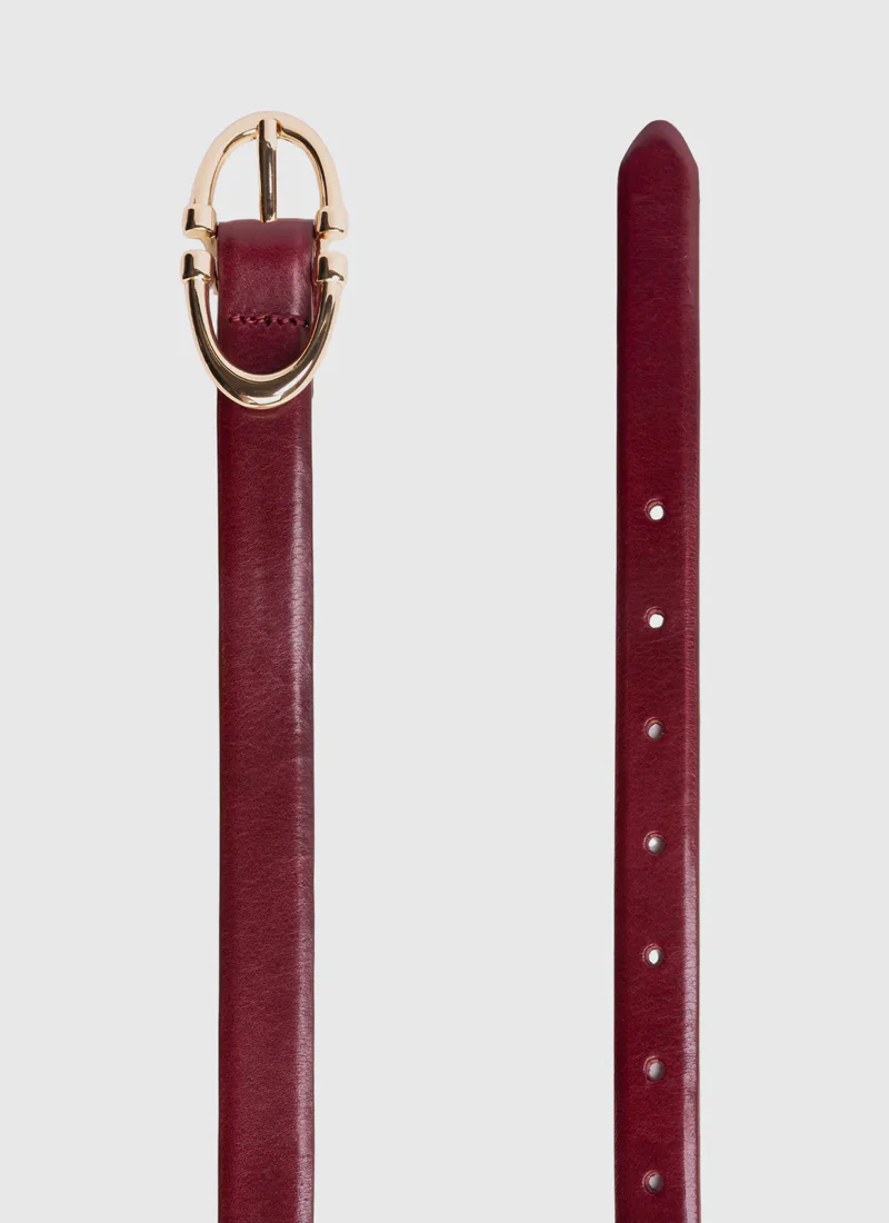 Halo Smooth Bordeaux Belt - Image 2