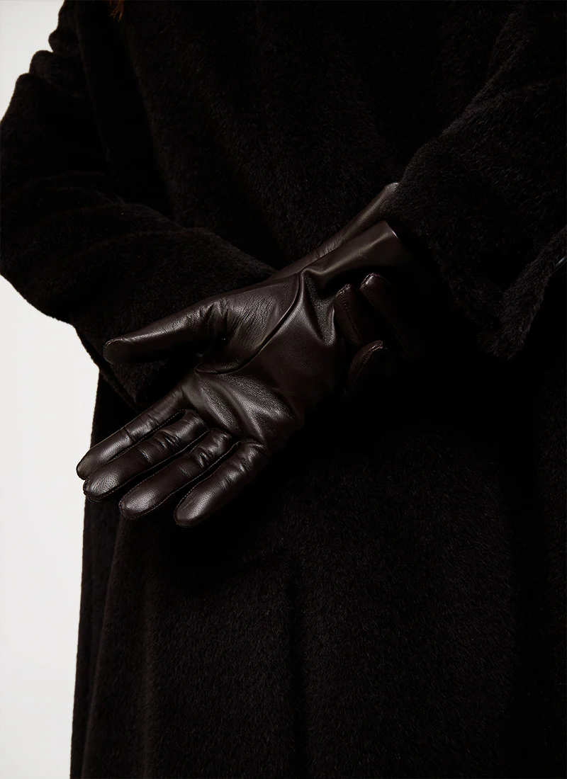 Cashmere Leather Gloves