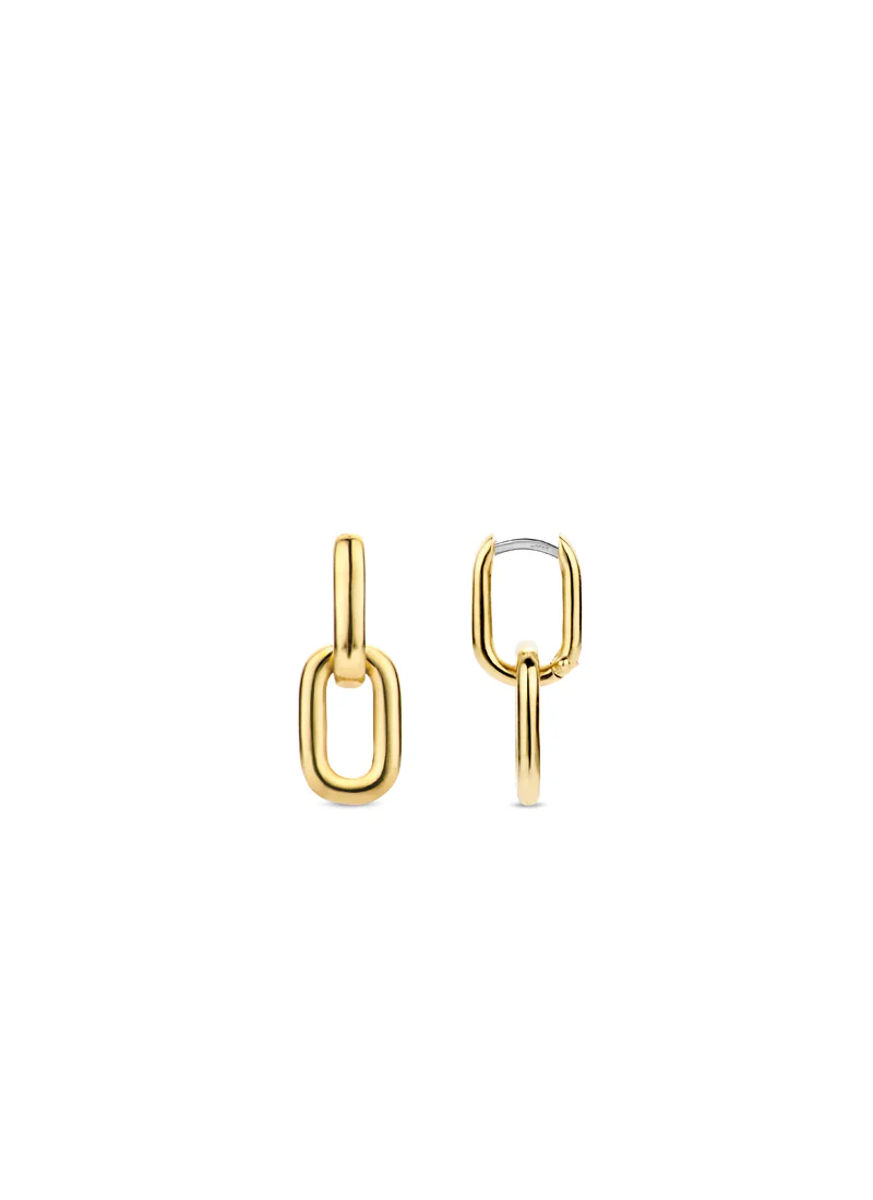 Gold Linked Earrings - Image 4