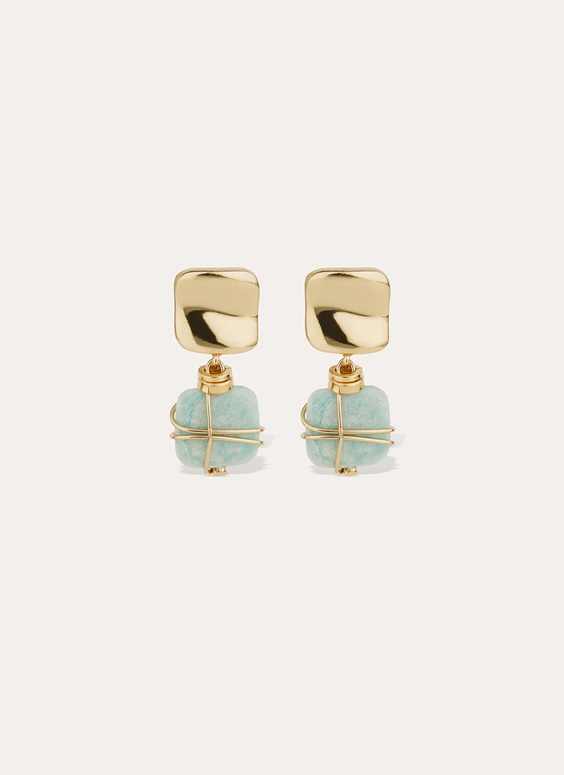 Rainbow Square Earrings - Image 2