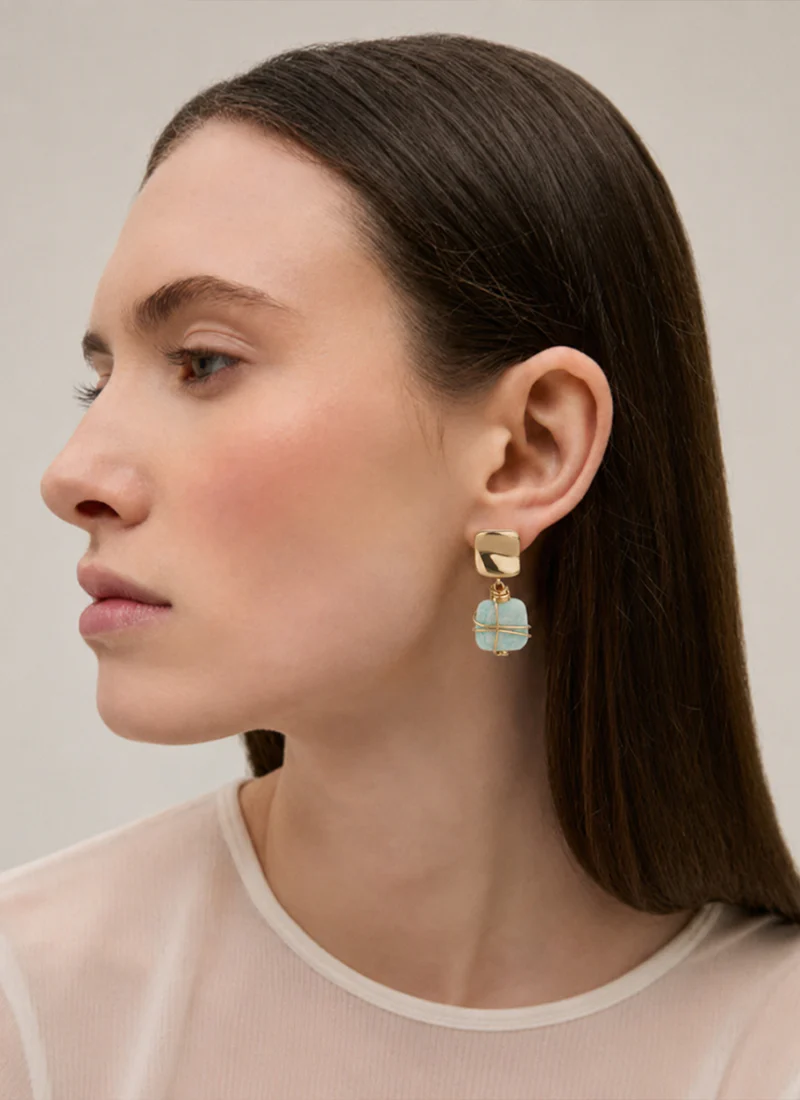 Rainbow Square Earrings - Image 5