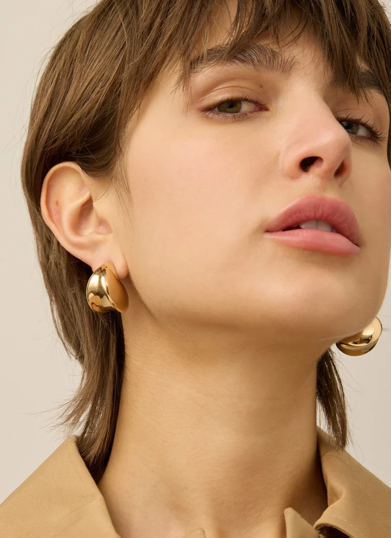 Paige Puff Earrings - Image 2