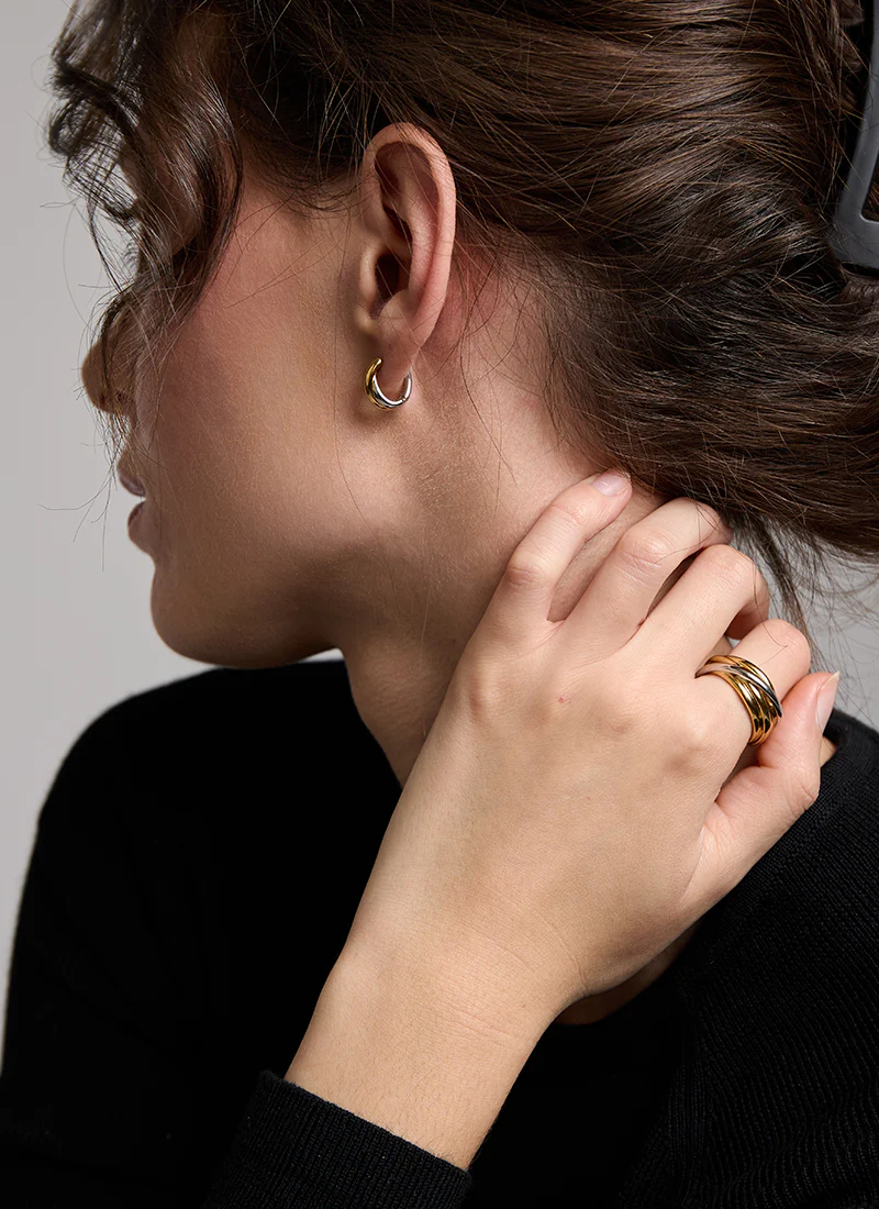 Stacked Bi Colour Ring - Image 2