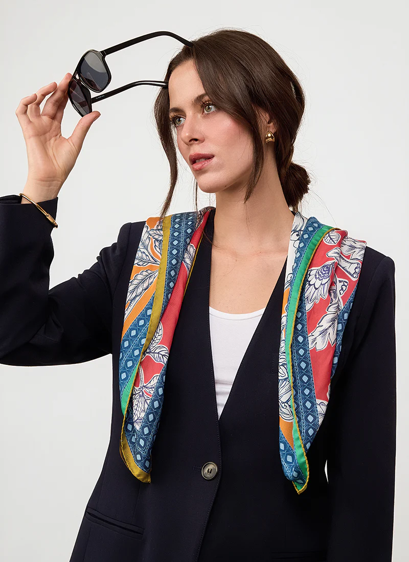 Rose Garden Silk Scarf - Image 2